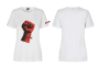 T-shirt, Dame med Ungdomslogo på front Hvid