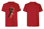 T-shirt, herre med Ungdomslogo på front Rød